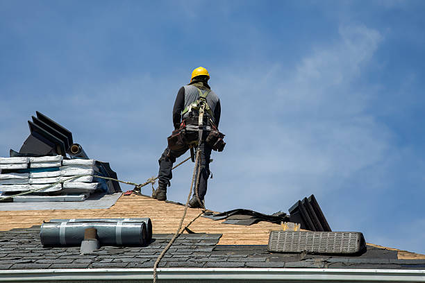 Professional Roof Installation technician working in Goshen, OH
